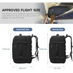 Gieury 50L TSA-Approved Travel Backpack, Expandable Business Bag