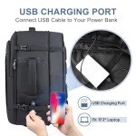 Gieury 50L TSA-Approved Travel Backpack, Expandable Business Bag