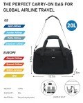 ECOHUB 16" Travel Duffel Bag for Men & Women