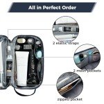 ECOHUB Water Resistant Travel Toiletry Bag - Blue