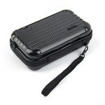 Black Hard Shell Travel Cosmetic Case for Women
