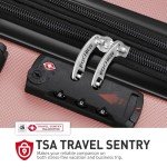 Expandable 3-Piece Hard Shell Luggage Set - Rose Gold