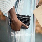 Black Hard Shell Travel Cosmetic Case for Women