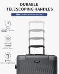 Expandable 20" Hardside Carry-On Luggage with Spinner Wheels