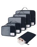 6-Piece Eco-Friendly Packing Cubes Set for Travel