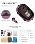 ECOHUB 16'' Mini Duffel Bag for Travel (Pink)