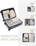 ECOHUB 7 Packing Cubes for Travel Organization