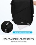 Expandable Water-Resistant Travel Backpack for Airlines