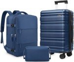 3-Piece Romtour Hard Shell Carry-On Luggage Set