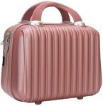 Compact Hard Shell Makeup Travel Case for Women