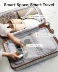 LUGGEX 20-Inch Airline Approved Carry-On Suitcase