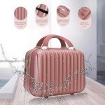 Compact Hard Shell Makeup Travel Case for Women