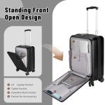 20" Small Carry-On Luggage with Laptop Pocket