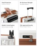 LUGGEX 20-Inch Airline Approved Carry-On Suitcase