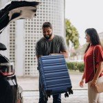 3-Piece Romtour Hard Shell Carry-On Luggage Set