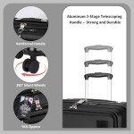 20" Small Carry-On Luggage with Laptop Pocket