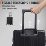 22-Inch UrbanExplorer Aluminum Carry-On Luggage