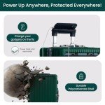 Zipperless Aluminum Carry-On with USB & Spinner Wheels