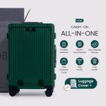 Zipperless Aluminum Carry-On with USB & Spinner Wheels