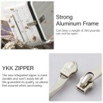 Hanke 16" Underseat Hard Shell Luggage - Ivory White