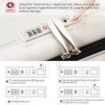 Hanke 16" Underseat Hard Shell Luggage - Ivory White