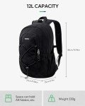 Lightweight 12L Hiking Backpack for Travel & Sports