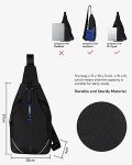 Waterfly Medium Anti-Theft Sling Backpack for Travel