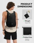 Lightweight Packable Hiking Backpack - 15L Black