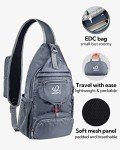 Packable Crossbody Sling Backpack for Travel