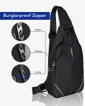 Waterfly Medium Anti-Theft Sling Backpack for Travel