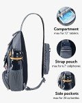 Packable Crossbody Sling Backpack for Travel