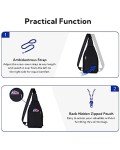 Waterfly Medium Anti-Theft Sling Backpack for Travel