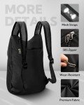 Lightweight Packable Hiking Backpack - 15L Black