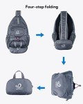Packable Crossbody Sling Backpack for Travel
