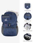 WATERFLY Lightweight Packable Backpack for Travel & Hiking