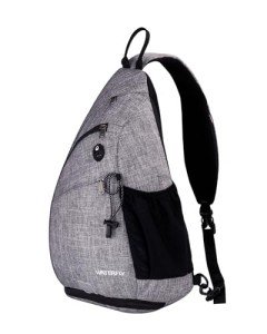 WATERFLY Crossbody Sling Backpack for Travel