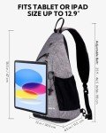 WATERFLY Crossbody Sling Backpack for Travel