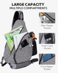 WATERFLY Crossbody Sling Backpack for Travel