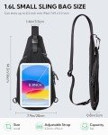 Lightweight Crossbody Sling Bag for Travel & Hiking
