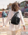 WATERFLY Crossbody Sling Backpack for Travel