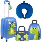 Dinosaur Kids Luggage Set - 5 Pieces