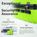 21-Inch Airline Approved Carry-On Luggage with USB Port