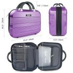 Stylish 14" Hard Shell Makeup Travel Case