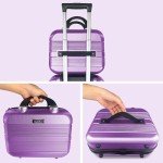 Stylish 14" Hard Shell Makeup Travel Case