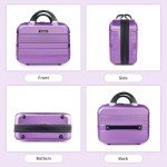 Stylish 14" Hard Shell Makeup Travel Case