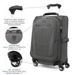 Expandable 20-Inch Carry-On, Travelpro Maxlite 5, Shadow Grey