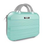 Green Travel Makeup Bag by GigabitBest