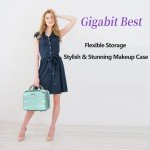 Green Travel Makeup Bag by GigabitBest
