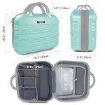 Green Travel Makeup Bag by GigabitBest