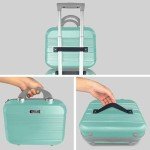 Green Travel Makeup Bag by GigabitBest